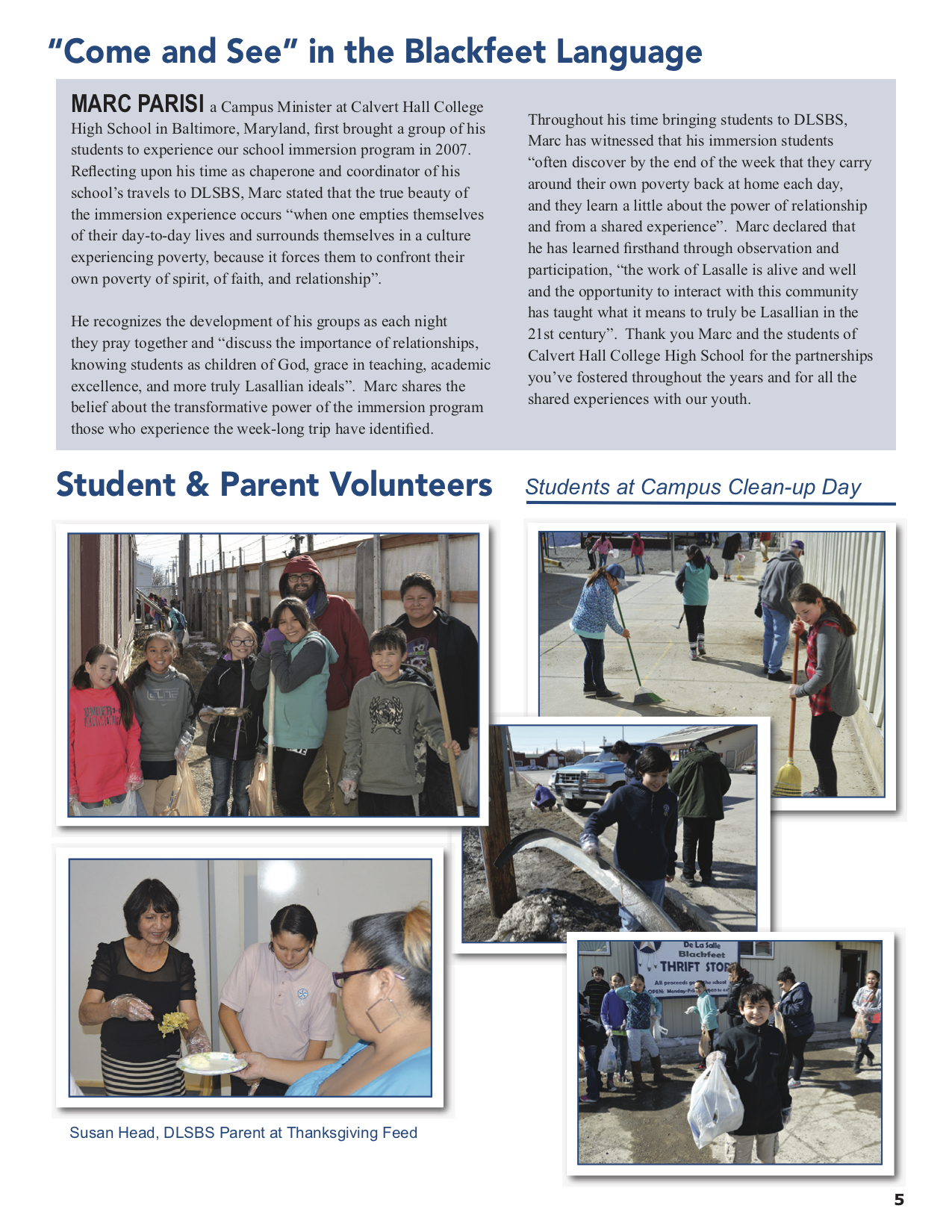 De La Salle Blackfeet Newsletter Summer 2018 pg5