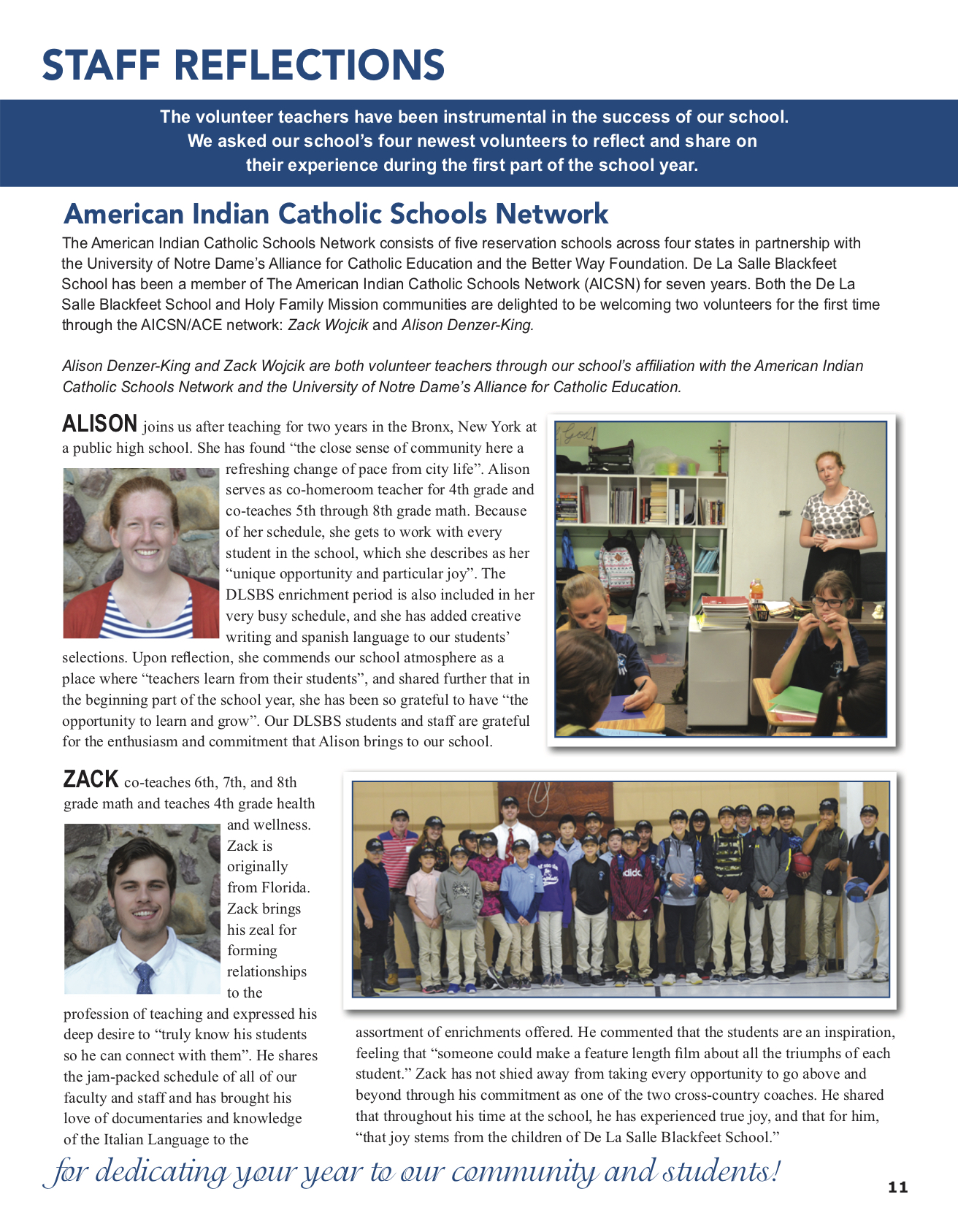 De La Salle Blackfeet Winter Newsletter 2018 pg7